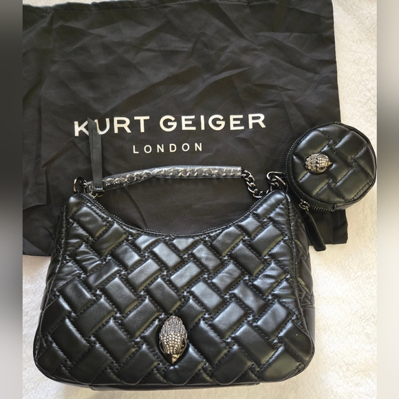Kurt Geiger Black Quilted NWOT - Picture 2 of 12